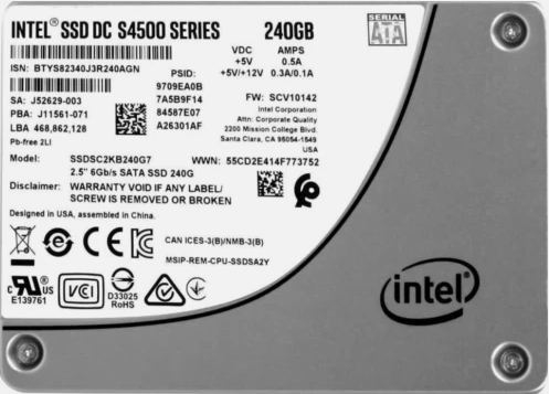 Intel SSD DC S4500 240GB