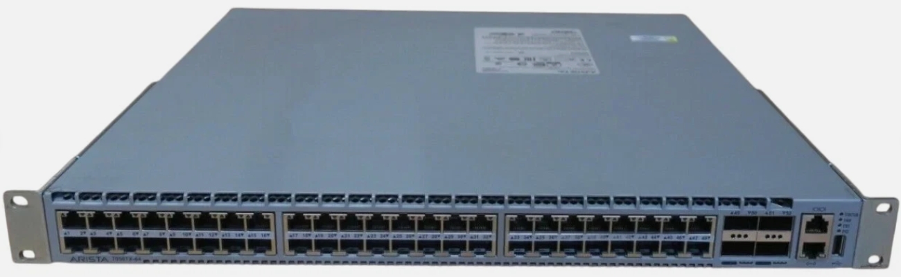 Arista DCS-7050TX-64-R 48x RJ45 1/10GBASE-T 4x 40GbE QSFP+