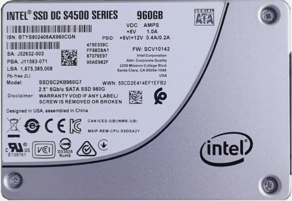 Intel DC S4510 960GB