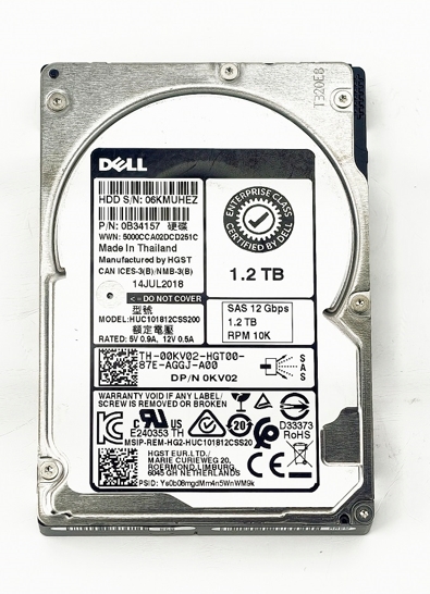 Dell SAS 6Gbps 7.2K RPM 1TB